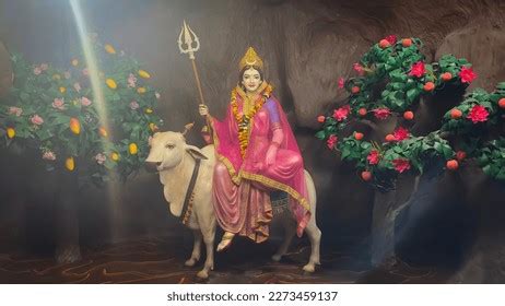 Maa Shailputri Devi Nav Durga Images Stock Photo 2273459137 | Shutterstock