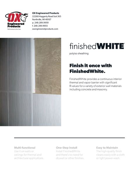 Iso Finished White Brochure Ox Engineered Products