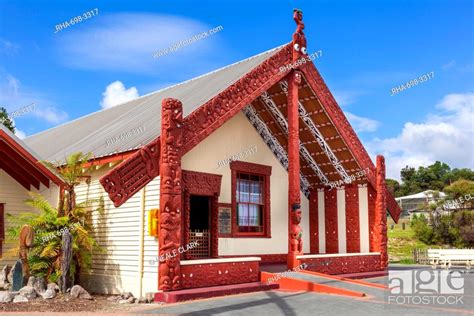 Wahaio Traditional Maori Meeting House Whare Tipuna Whakarewarewa