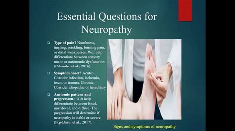 Neuropathy 5 Min Video Youtube