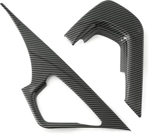 C Corvette Carbon Fiber Center Console Grab Handle Overlay