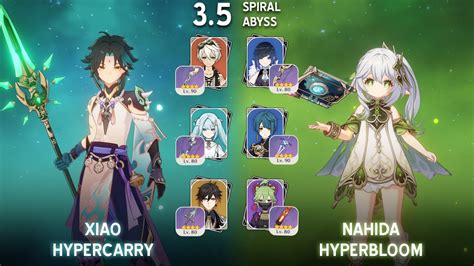 F2P Xiao Hypercarry And Nahida Hyperbloom Genshin Impact Spiral