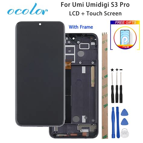 Ocolor Para UMI S3 PRO Pantalla LCD MONTAJE DE Digitalizador Con