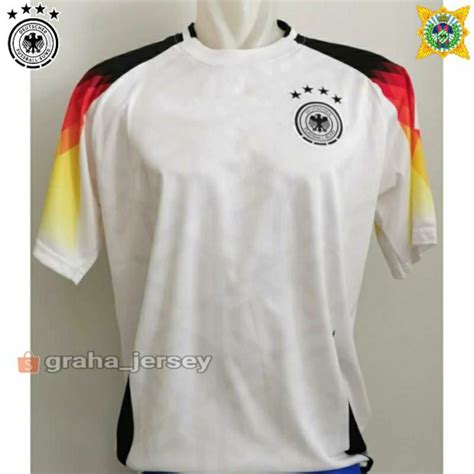 Jual Jersey Jerman Home Euro Putih Piala Eropa Logo Bordir Germany