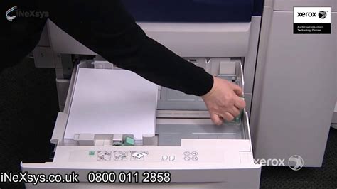 How To Load Paper In The Trays Xerox 5300 Series YouTube