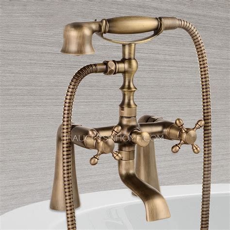 Antique Brass Shower Fixtures 5 Vintage Style Aged Brass Shower