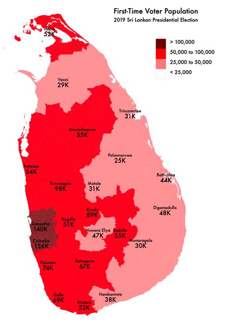 On First Time Voters 2019 Sri Lanka Presidential Election By Nuwan I