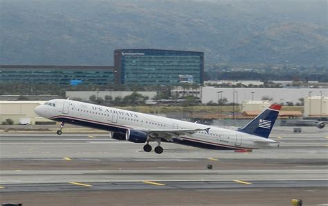 N152UW Airbus A321 US Airways Phoenix Sky Harbour Graham Tiller