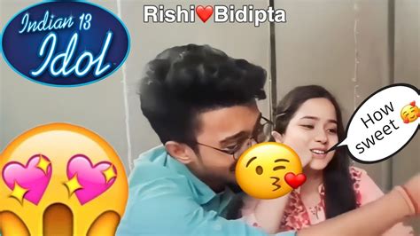 Rishi Aur Bidipta Ka Romantic Scene Indian Idol Indianidol