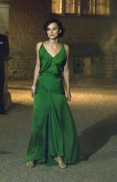 Keira Knightley Green Evening Dress In Atonement Atonement Dress