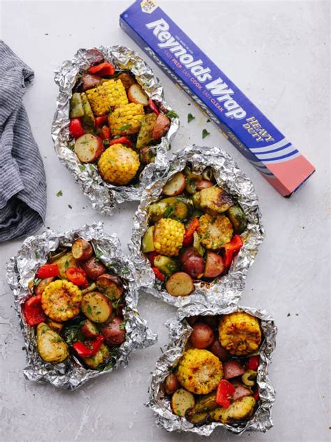 Foil Pack Grilled Vegetables | The Recipe Critic