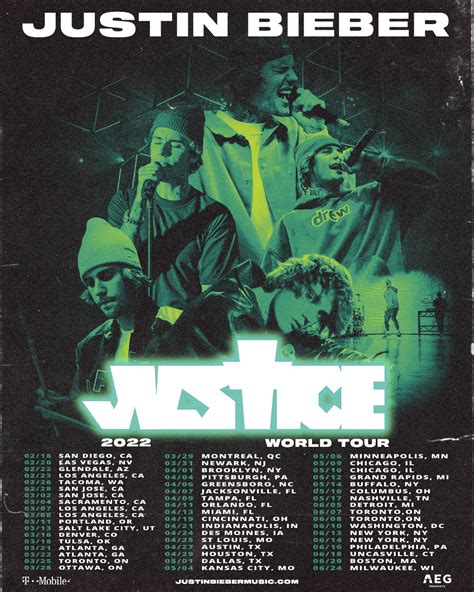 JUSTICE WORLD TOUR | PROMOTIONAL CONCERT POSTER on Behance