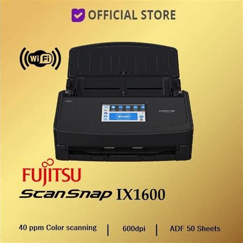 Jual FUJITSU ScanSnap IX1600 Scanner IX 1600 Scand Snap Shopee Indonesia