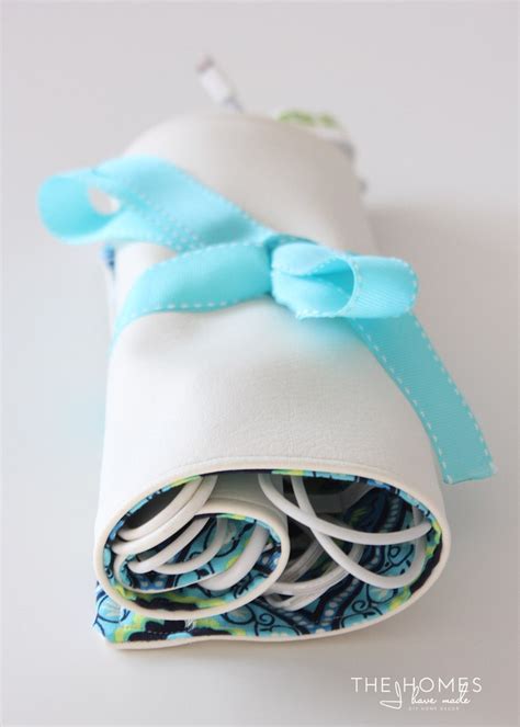 DIY Travel Cord Organizer - An Easy 1-Hour Sewing Project! | The Homes ...