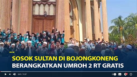 Sosok Sultan Di Bojongkoneng Berangkatkan Umroh 2 RT Gratis Sejak 2019