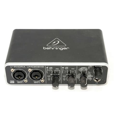 Interfaz Audio Behringer U Phoria Umc Hd Bilbotruke Segunda Mano