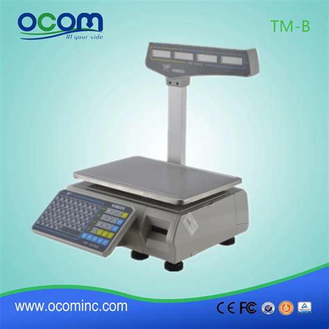 Tm B Digital Scale With Barcodes For Electronic Barcodes