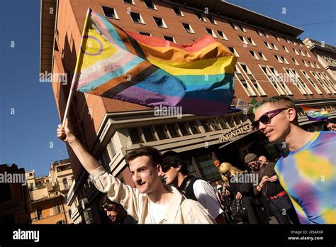 Intersex Inclusive Progress Pride Flag Hi Res Stock Photography And