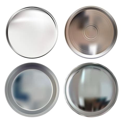 Premium Vector Indian Food Steel Stainless Plates