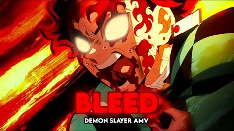 「bleed 🩸😈」tanjiro Vs Gyutaro「amv Edit」 4k Demon Slayer Edit Youtube