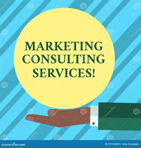 Text Sign Showing Marketing Consulting Services. Conceptual Photo