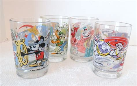 Disney 100th Anniversary Glasses Four Piece By Momsfavoriteshop