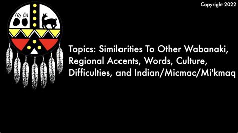 Mi'kmaq Nation: Importance of Language 2022 - YouTube