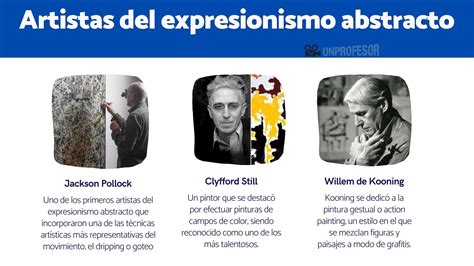 7 artistas del EXPRESIONISMO ABSTRACTO destacados con IMÁGENES