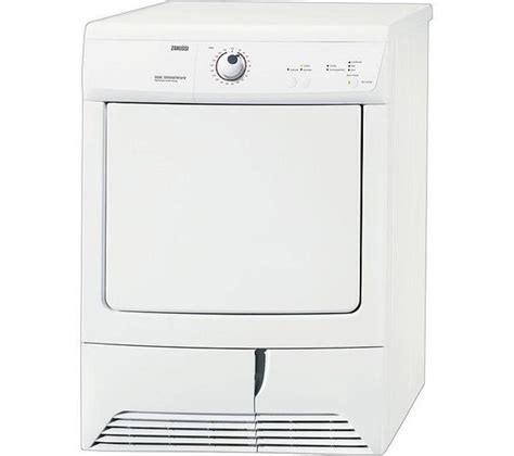 Buy Zanussi Zdc37200w Condenser Tumble Dryer White Free Delivery