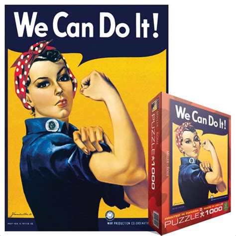 Rosie The Riveter We Can Do It 1000 Teile EUROGRAPHICS Puzzle