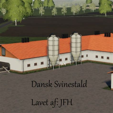 FS19 Danish Pig stable v 1 0 0 0 Buildings Mod für Farming Simulator 19