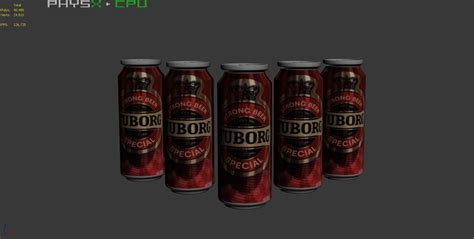 Tuborg Bira Kutusu 3d Model 19 Max Fbx Obj Free3d