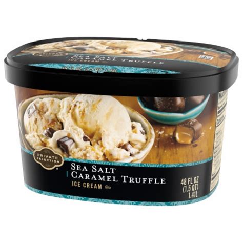 Private Selection Sea Salt Caramel Truffle Ice Cream Tub Oz Qfc