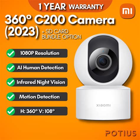 𝗚𝗟𝗢𝗕𝗔𝗟XIAOMI Home Security Camera 360 C200 C300 C400 C500