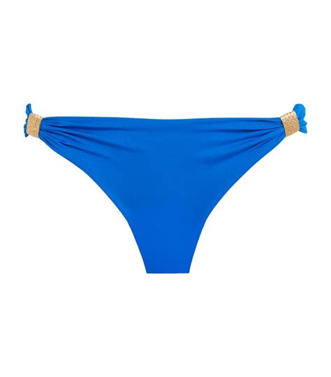 Womens Heidi Klein Blue The Baths Bikini Bottoms Harrods Uk