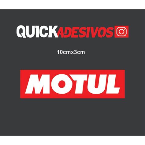 Adesivo Motul 10x3cm Shopee Brasil