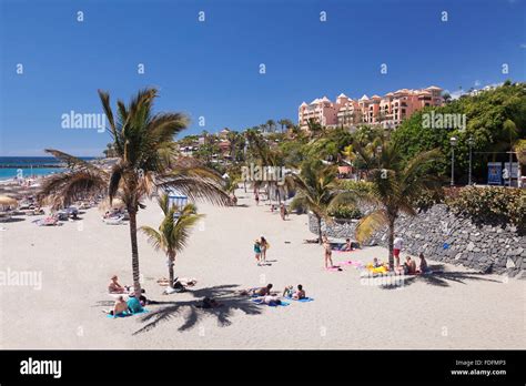 Playa Del Duque Beach Costa Adeje Tenerife Canary Islands Spain