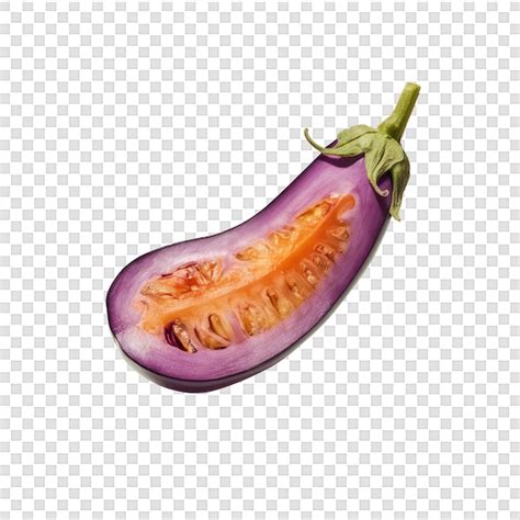 Premium PSD A Purple Eggplant With The Word Quot On It