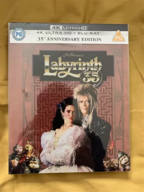 LABYRINTH 35TH ANNIVERSARY Edition 4K UHD Blu Ray Rare UK 120 00