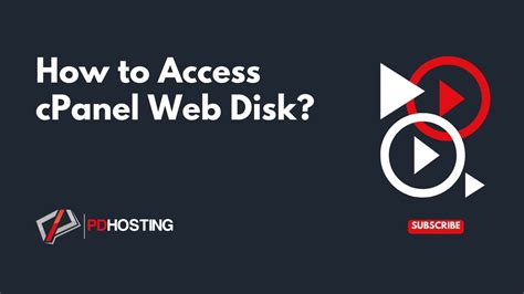 How To Access CPanel Web Disk With PD Hosting YouTube