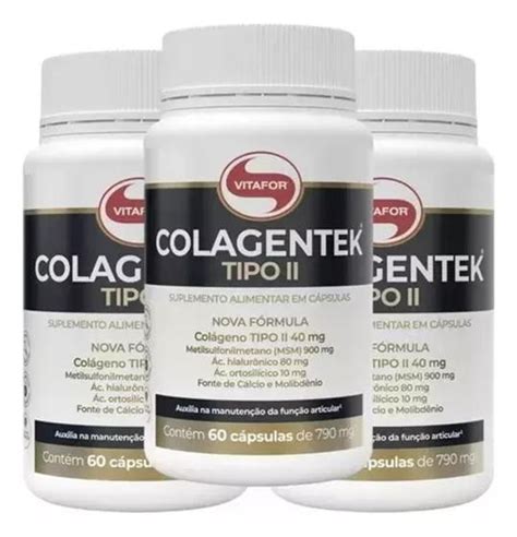 Colagentek Col Geno Minerais Vitaminas C Ps Vitafor Col Geno