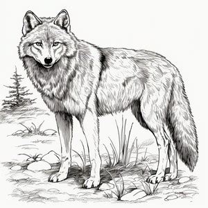 Dibujos De Lobo Para Colorear