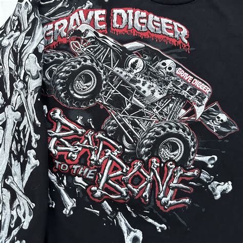 Vintage Monster Jam Grave Digger Long Sleeve Shirt Grailed