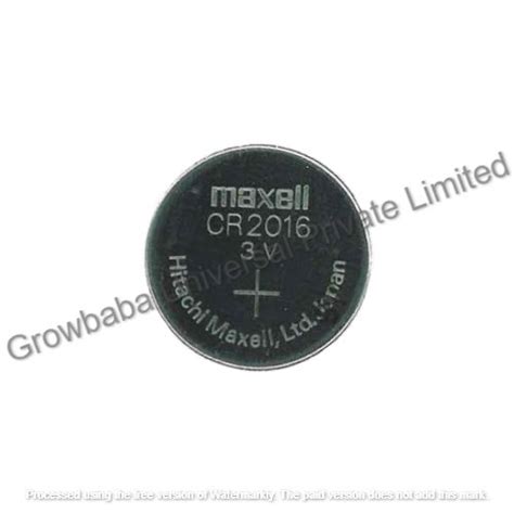 Maxell 3volt Lithium Coin Cell Battery Nominal Voltage 3 Volt V At