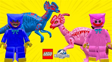 OS DINOSSAUROS DO HUGGY WUGGY E KISSY MISSY No LEGO Jurassic World MOD