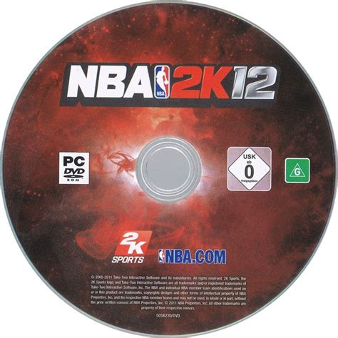 NBA 2K12 cover or packaging material - MobyGames