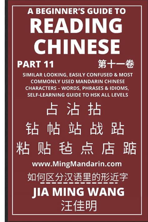 Buy A Beginner S Guide To Reading Chinese Part 11 Similar Looking