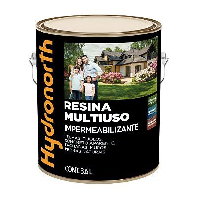 Resina Multiuso Solvente Incolor 18L Hydronorth Leste Imper A