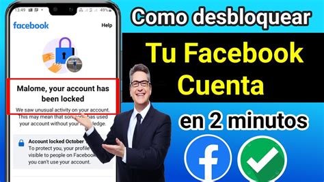 Cómo desbloquear una cuenta de Facebook 2024 Desbloqueo de cuenta