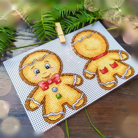 Gingerbread Man Cross Stitch Pattern Code FW 051 Fairytale Wind Buy